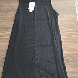 Chic Black Sleeveless Midi Dress